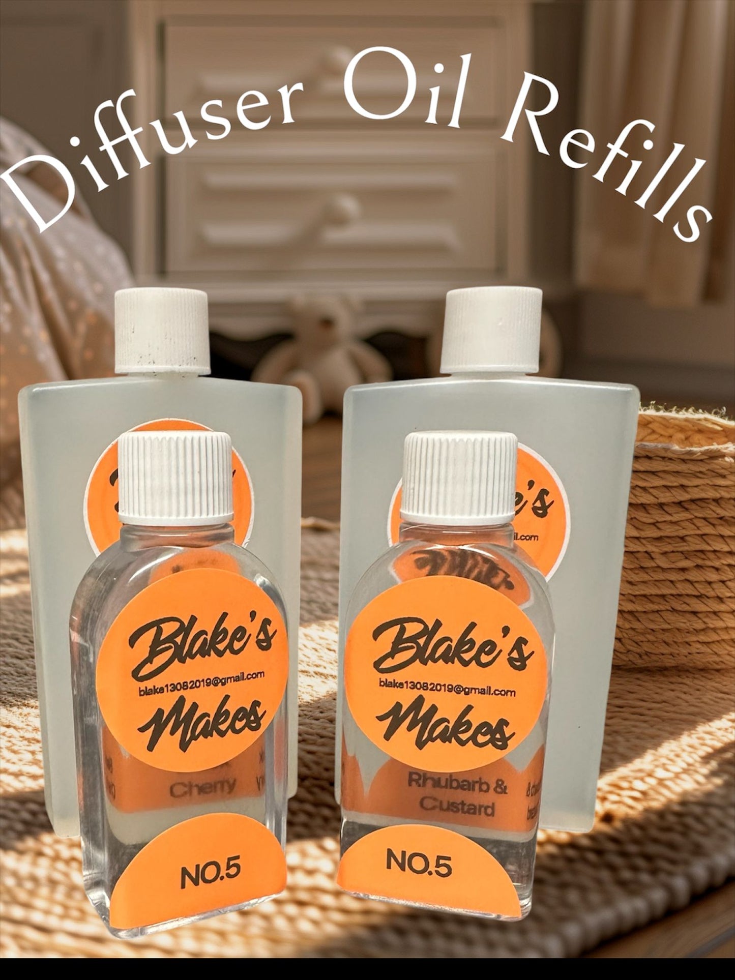 Diffuser Oil Refills in Sweet Shop Inspired Fragrances