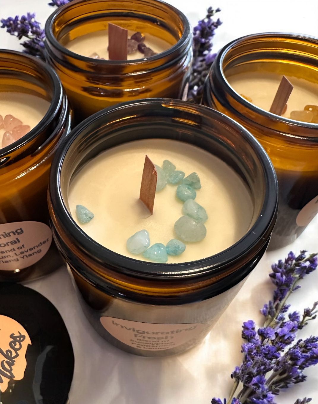 The Mood Collection: Crystal-Infused Candles &amp; Handmade Aromatherapy for Every Emotion