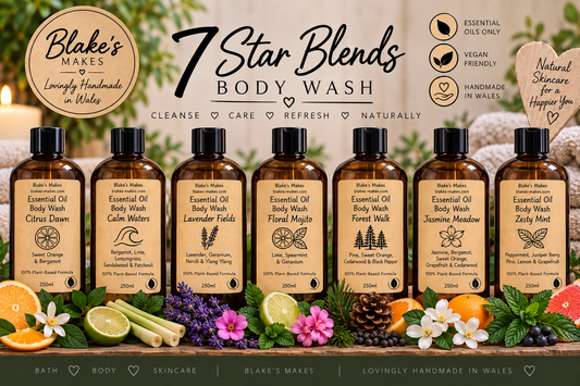 7 Star Blend Essential Oil Body Wash – 250ml