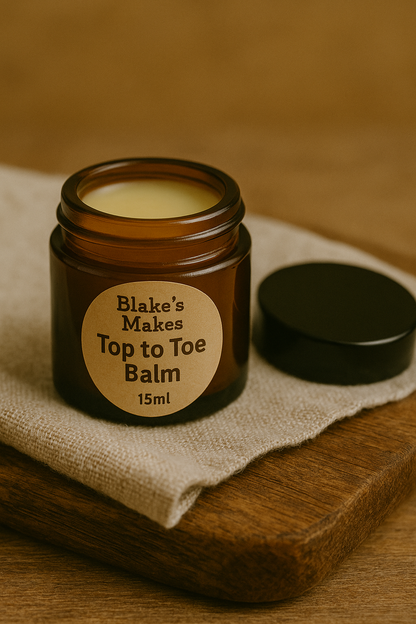 Top to Toe Balm 15ml Glass Jar