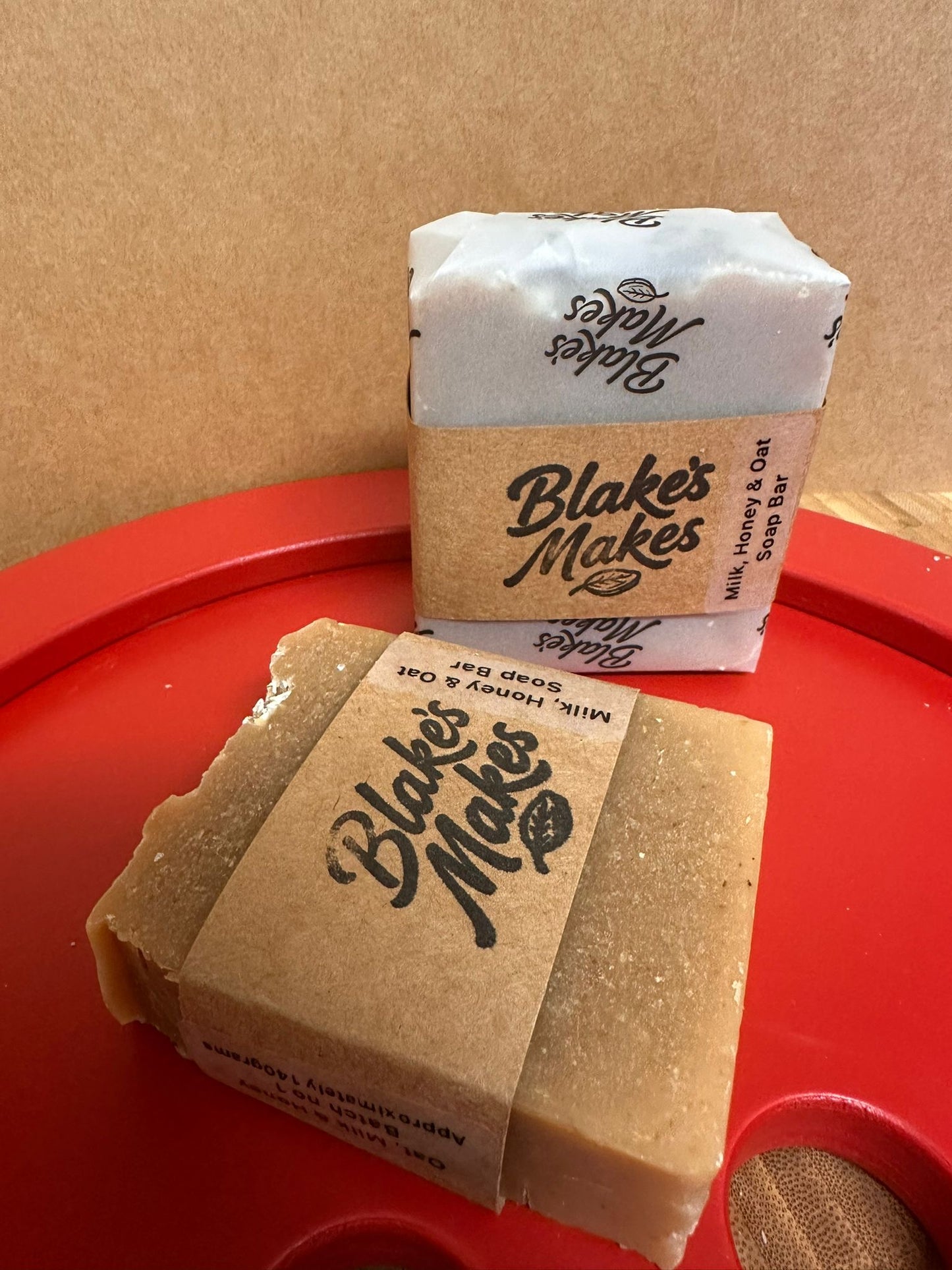 Oat Milk & Honey Soap Bar – Cold Process Soap