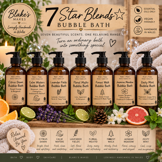 7 Star Blend Essential Oil Bubble Bath – 250ml