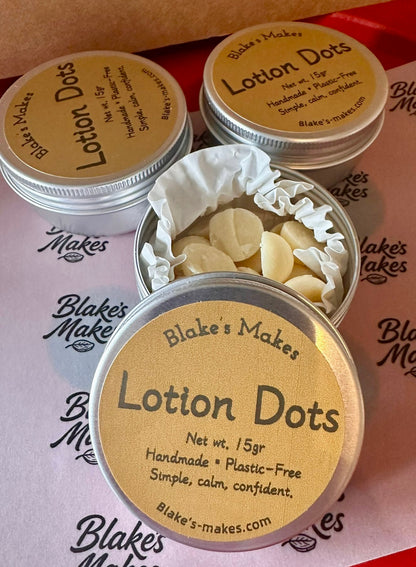 Natural lotion Dots