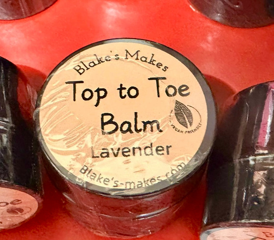 Top to Toe Balm 15ml Glass Jar