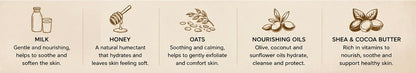 Oat & Honey Handmade Soap | Sweet Orange, Cedarwood & Frankincense | Natural Cold Process Soap | Local Honey | Handmade in Wales