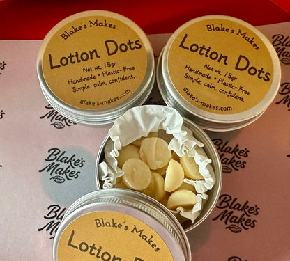 Natural lotion Dots