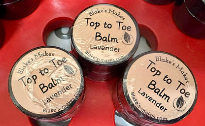 Top to Toe Balm 15ml Glass Jar