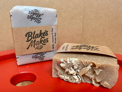 Oat Milk & Honey Soap Bar – Cold Process Soap