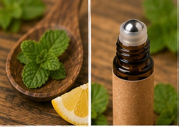 Natural Cuticle Oil | Minty Shine | Peppermint & Lemon Nail Oil | Vegan Nail Care | Handmade in Wales