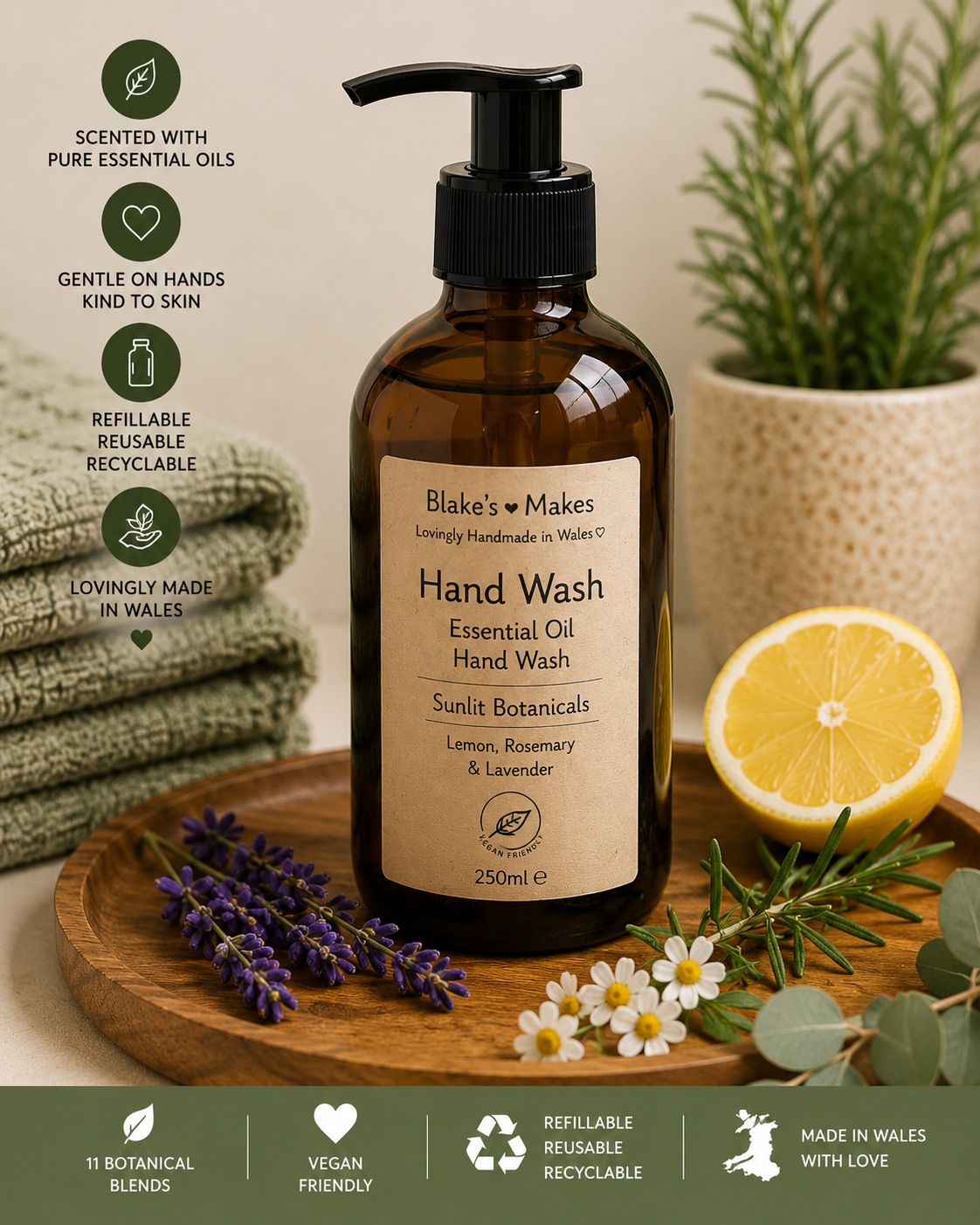 Essential Oil Hand Wash – 250ml