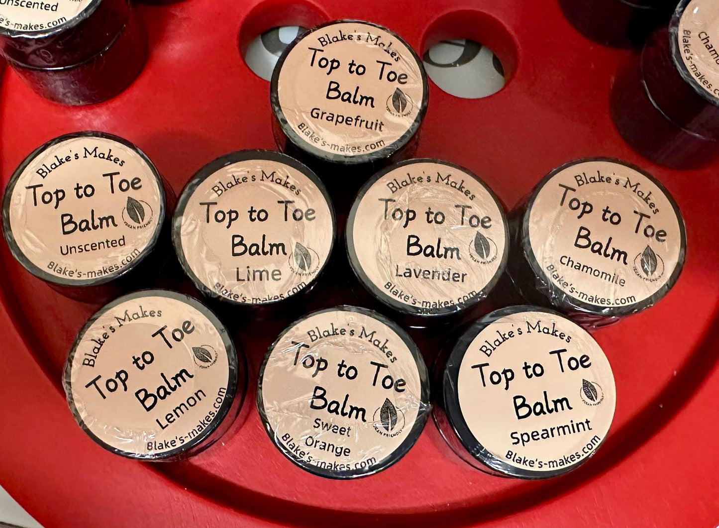 Top to Toe Balm 15ml Glass Jar