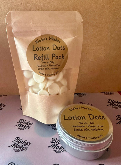 Natural lotion Dots