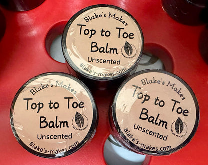 Top to Toe Balm 15ml Glass Jar