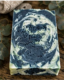 Deep Tide Handmade Soap | Pine, Spearmint, Basil & Eucalyptus Soap | Cold Process Soap | Natural Vegan Soap | Palm Oil Free | Handmade in Wales