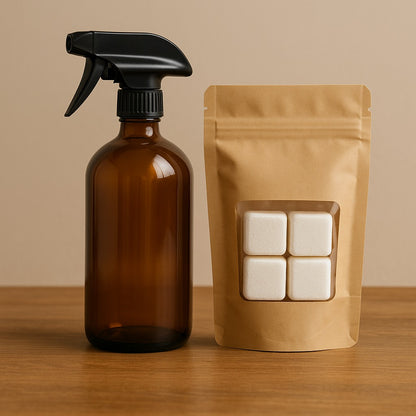 🧴 Glass Cleaner – 500ml Refillable Glass Spray Bottle