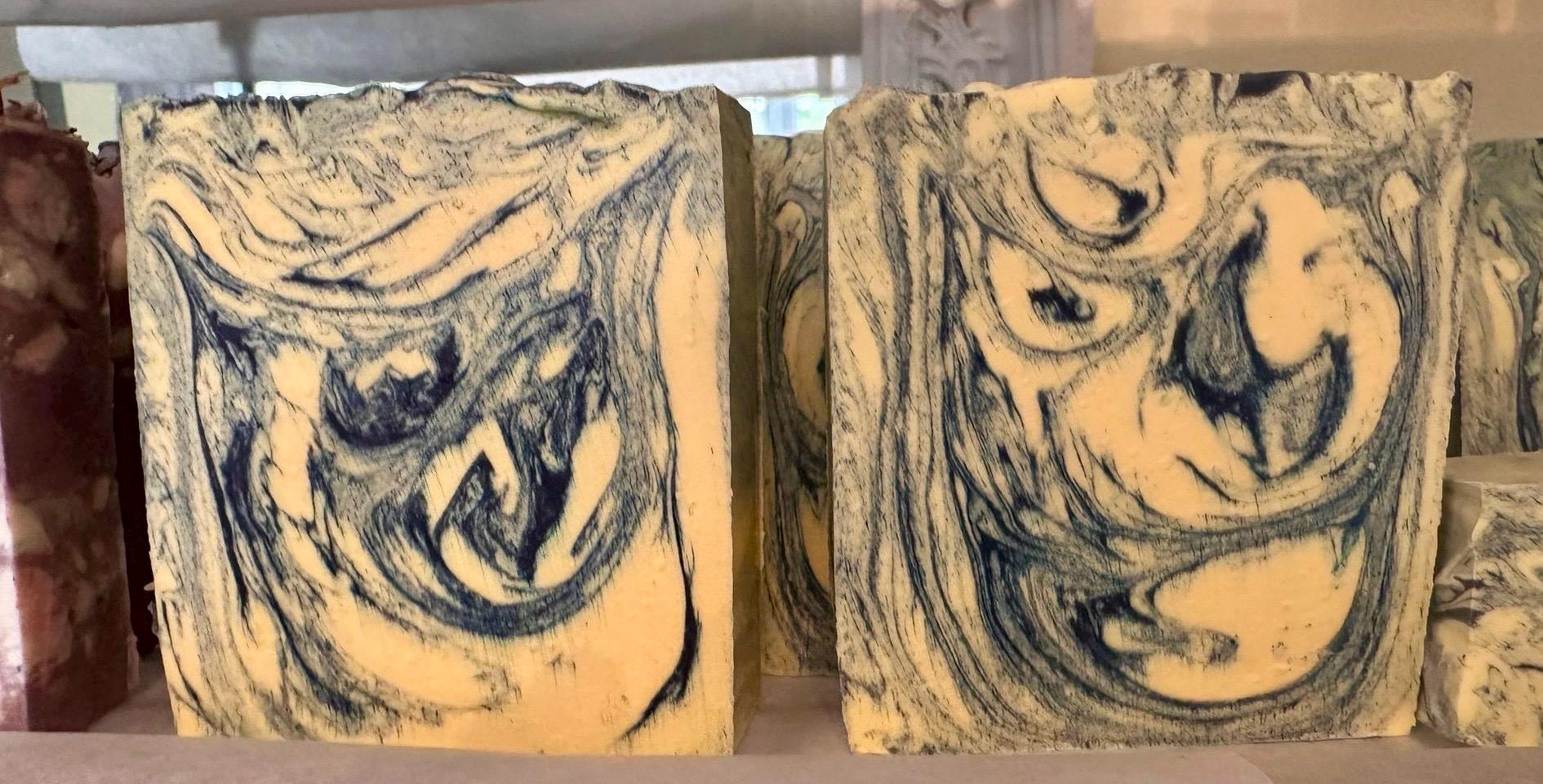 Fresh Tide Handmade Soap| Peppermint, Eucalyptus & Lime Soap| Cooling Exfoliating Soap| Cold Process Soap| Palm Oil Free | Handmade in Wales