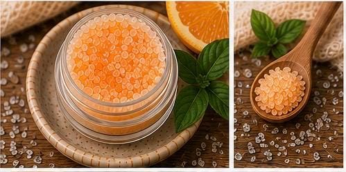 Sweet Orange Sugar Lip Scrub | Vegan Lip Exfoliator | Natural Citrus Lip Care | Handmade Skincare |