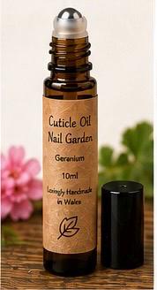 Natural Cuticle Oil | Nail Garden | Geranium Nail Oil | Vegan Cuticle Treatment | Handmade in Wales