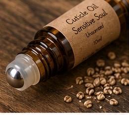 Natural Cuticle Oil | Sensitive Soul | Unscented Nail & Cuticle Oil | Vegan Nail Care | Roller Bottle | Handmade in Wales