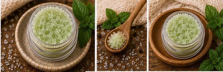 Peppermint Sugar Lip Scrub | Vegan Lip Exfoliator | Natural Citrus Lip Care | Handmade Skincare |