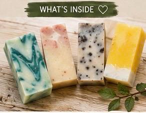 Handmade Soap Gift Set | Soap Discovery Bundle | Natural Cold Process Soap | Vegan Soap Gift | Eco Friendly Gift | Handmade in Wales