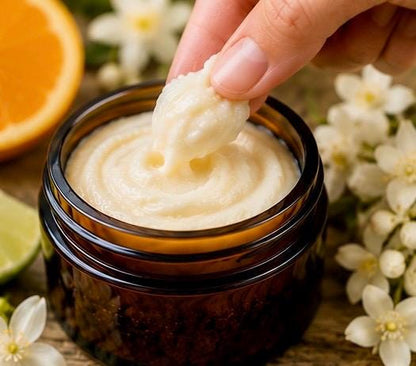 Jasmine Meadows Body Butter 90g | Jasmine Bergamot & Citrus Essential Oils | Vegan Body Butter | Handmade Welsh Skincare Gift