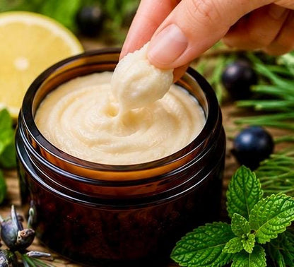 Zesty Mint Body Butter 90g | Peppermint Lemon Grapefruit & Juniper | Essential Oil Body Butter | Vegan Skincare Wales
