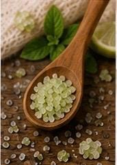Lime Sugar Lip Scrub – Fresh Citrus Lip Exfoliator, Natural Vegan Lip Care, 15g|