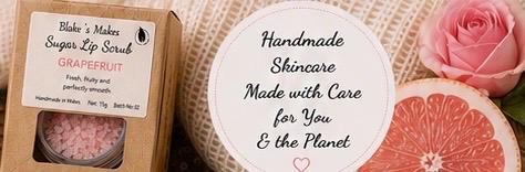 Grapefruit Sugar Lip Scrub – Fruity Lip Exfoliator, Natural Vegan Lip Care, Handmade Gift