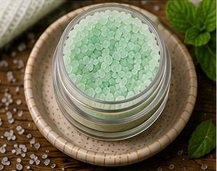 Spearmint Sugar Lip Scrub – Fresh Mint Lip Exfoliator, Vegan Natural Lip Care, 15g Tin