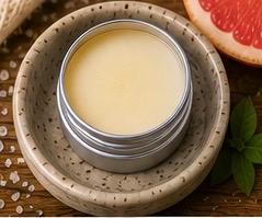 Grapefruit Lip Balm – Fruity Citrus Lip Moisturiser, Natural Vegan Lip Care, Handmade 15ml Tin